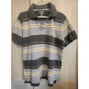 M49 Urban Pipeline. Washed and distressed, vintage style polo shirt